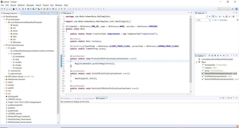 Template for Beginner/Intermediate Minecraft Modders – screenshot 1