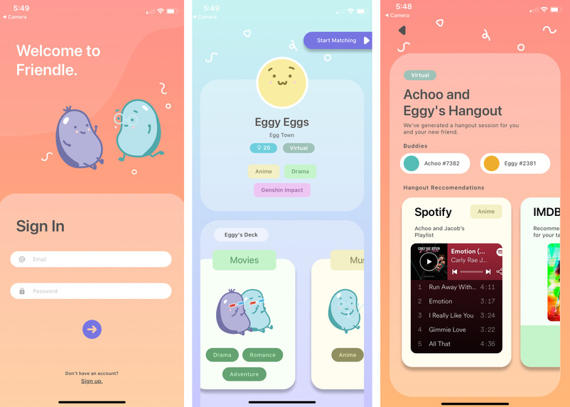 Friendle – screenshot 2