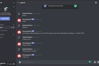 Discord Encouragement Bot