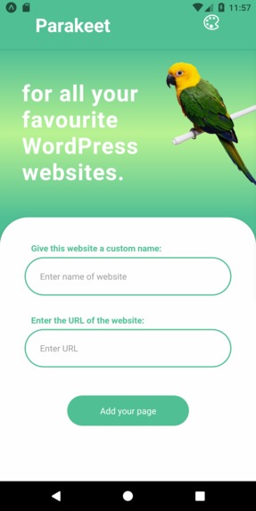 Parakeet-WP – screenshot 1