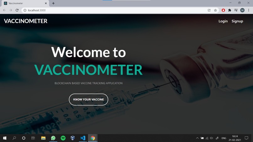 VACCINOMETER – screenshot 1