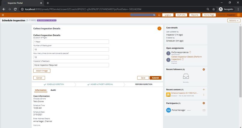 Social Distance Inspection through Drone -IBMServices & PEGA – screenshot 11