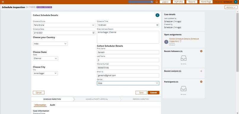 Social Distance Inspection through Drone -IBMServices & PEGA – screenshot 15