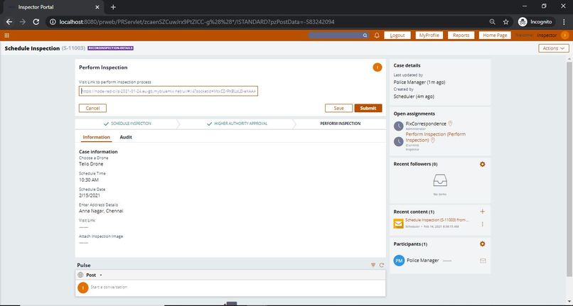 Social Distance Inspection through Drone -IBMServices & PEGA – screenshot 16