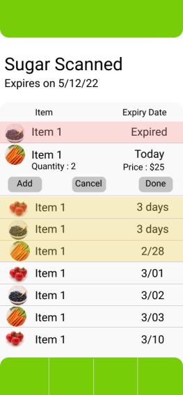 Clever fridge – screenshot 5