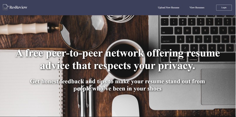 ResReview – screenshot 2