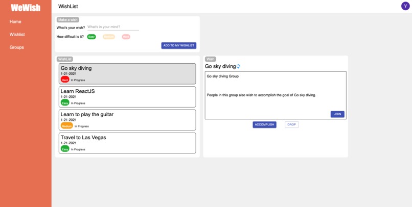 WeWish – screenshot 3
