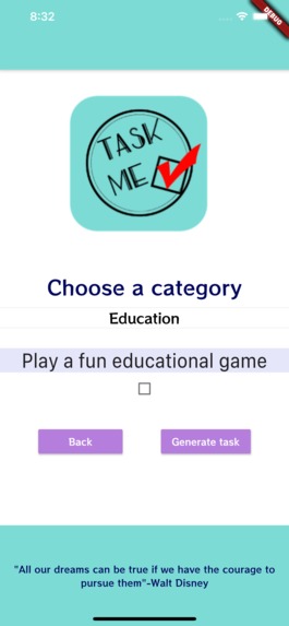 TaskME – screenshot 2