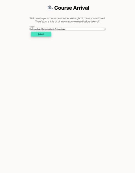 Course Arrival – screenshot 1