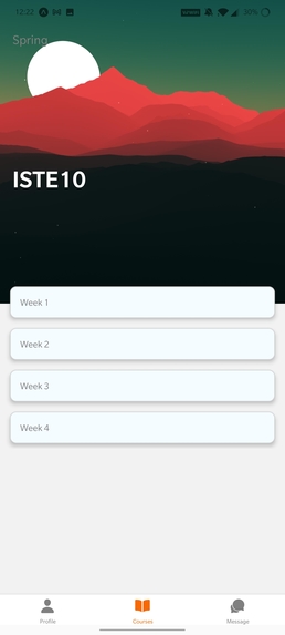RIT MyCourses Mobile Application – screenshot 8