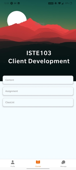 RIT MyCourses Mobile Application – screenshot 9
