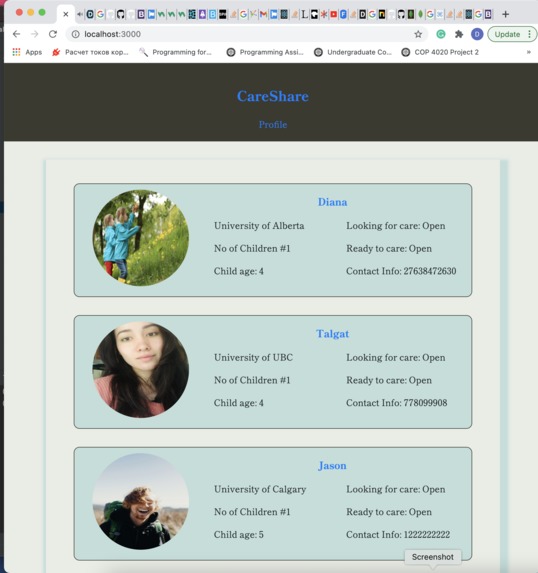 CareShare – screenshot 4