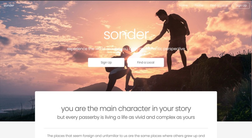 Sonder – screenshot 1