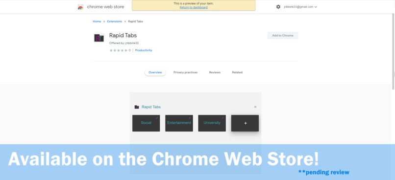 Rapid Tabs – screenshot 1