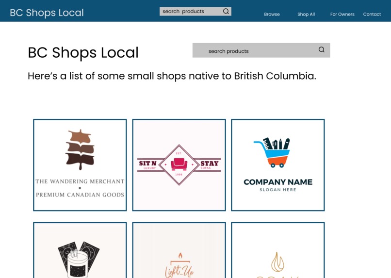 Bc shops local  – screenshot 2