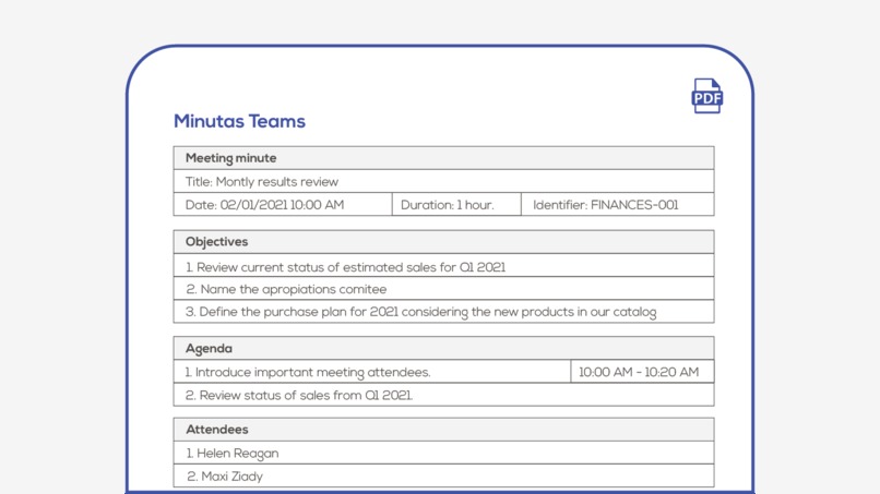 Minutas Teams – screenshot 5