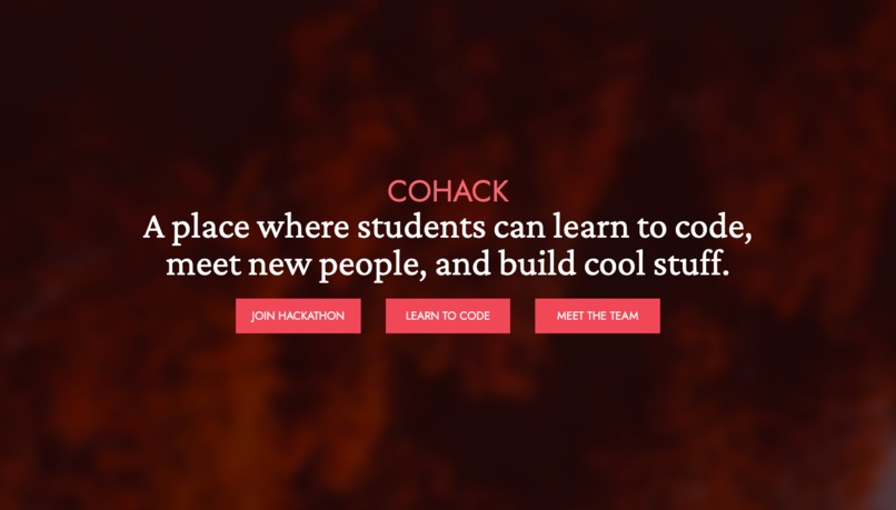Cohack Example – screenshot 1