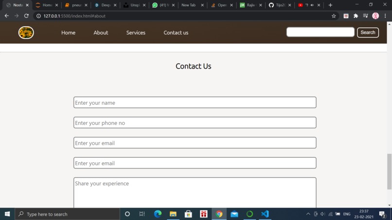  A responsive web application - Nostalgia – screenshot 1