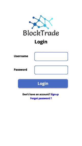 BlockTrade – screenshot 1