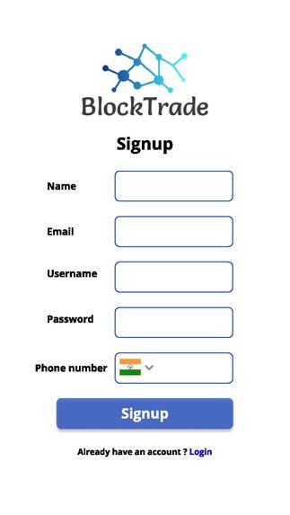 BlockTrade – screenshot 2