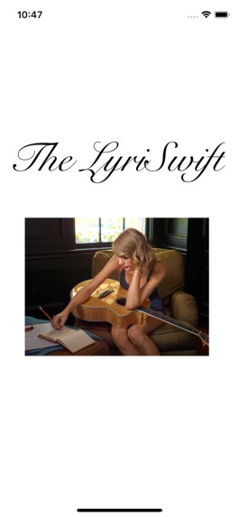 The LyriSwift – screenshot 1