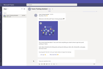 Microsoft Teams Training Assistant
