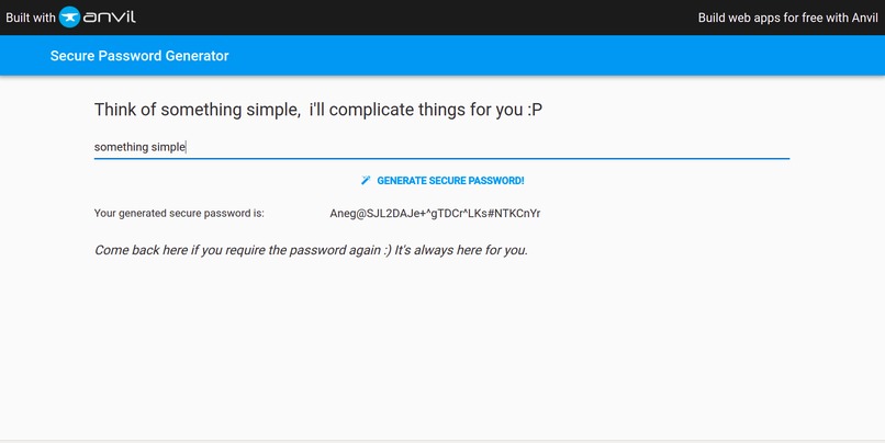 Secure PassGen – screenshot 2
