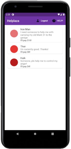 Helplaza – screenshot 2