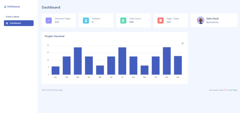 HANAbook – screenshot 1
