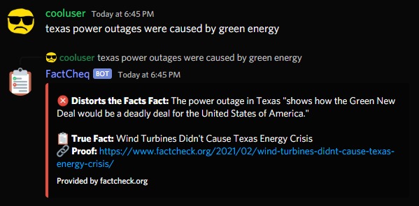 FactCheqr – screenshot 2