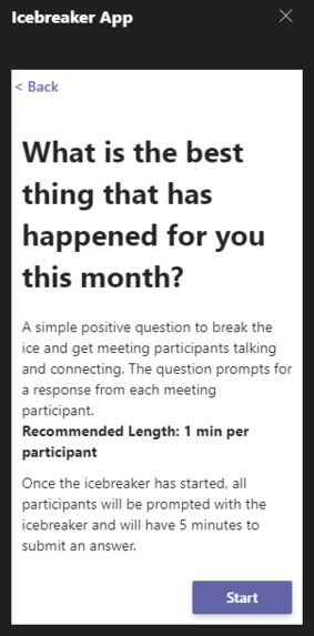Meeting Icebreakers – screenshot 4