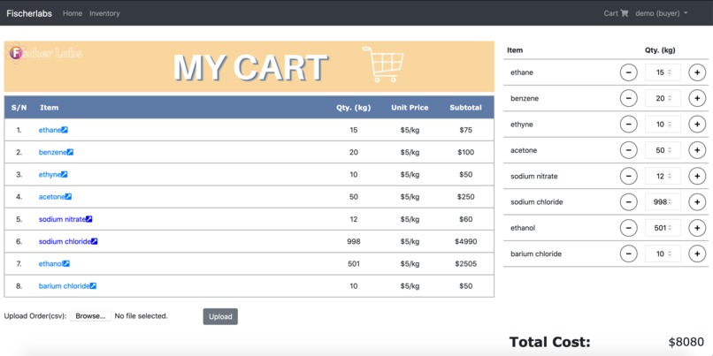 Fischer Labs – screenshot 2