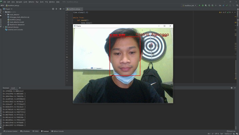 Airlangga Mask Detection (GAMATECT) – screenshot 4