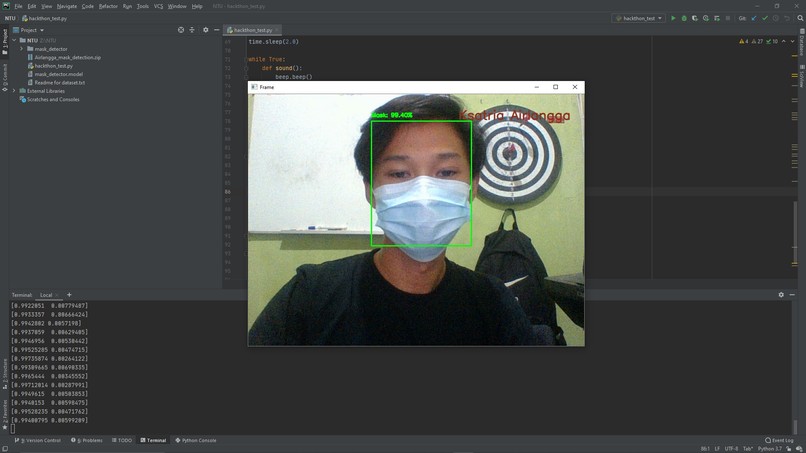 Airlangga Mask Detection (GAMATECT) – screenshot 5
