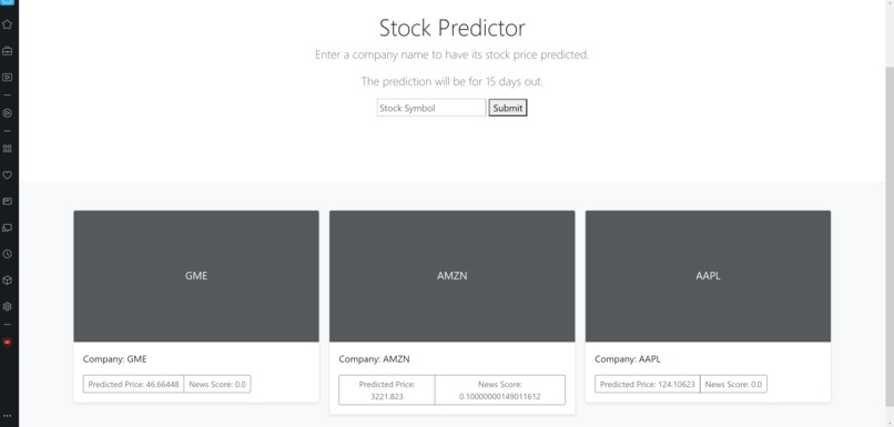 StockOverflow – screenshot 2