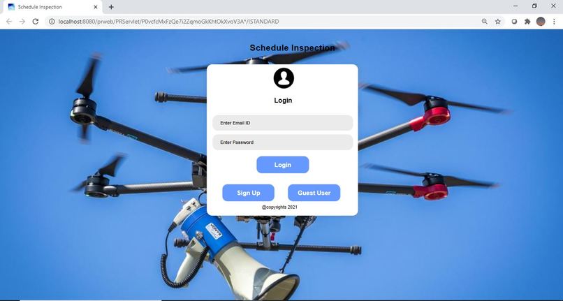 Social Distance Inspection through Drone-IBM Services & PEGA – screenshot 9