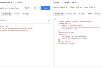 Email Fraud/Cybersecurity Detection API