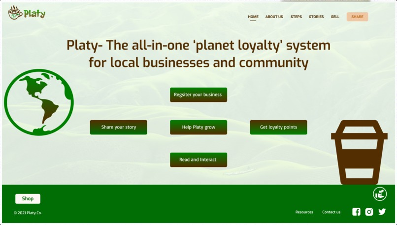 Platy- The Planet Loyalty Portal – screenshot 1