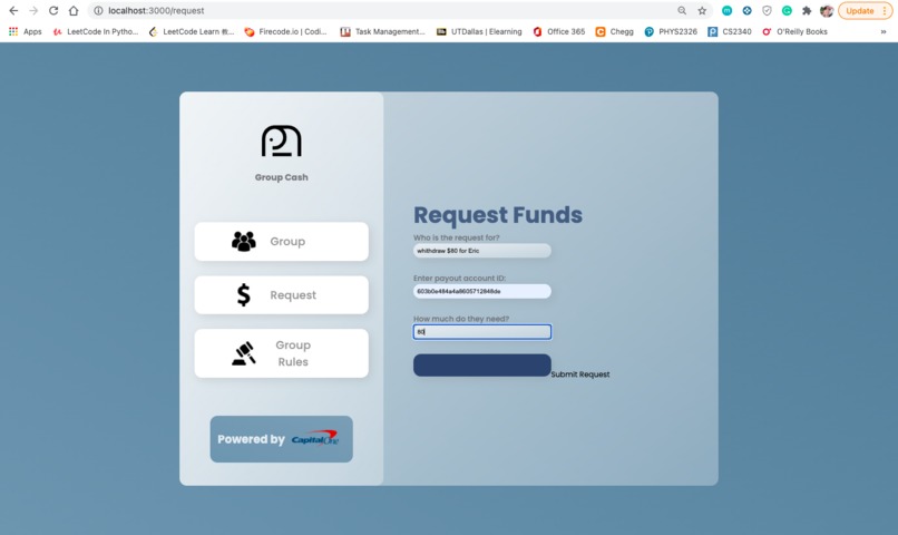 Group Cash – screenshot 1