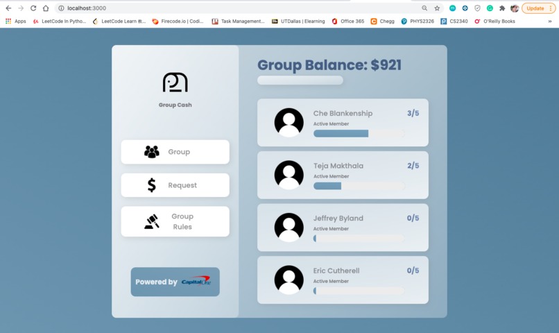 Group Cash – screenshot 2