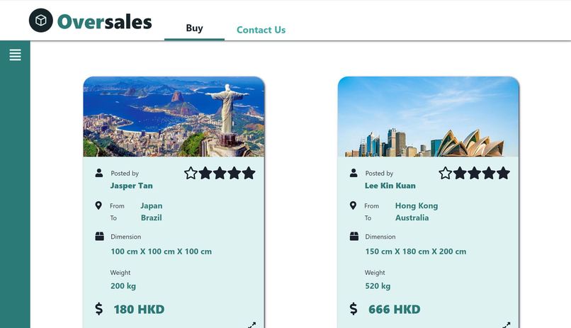 OverSales – screenshot 1