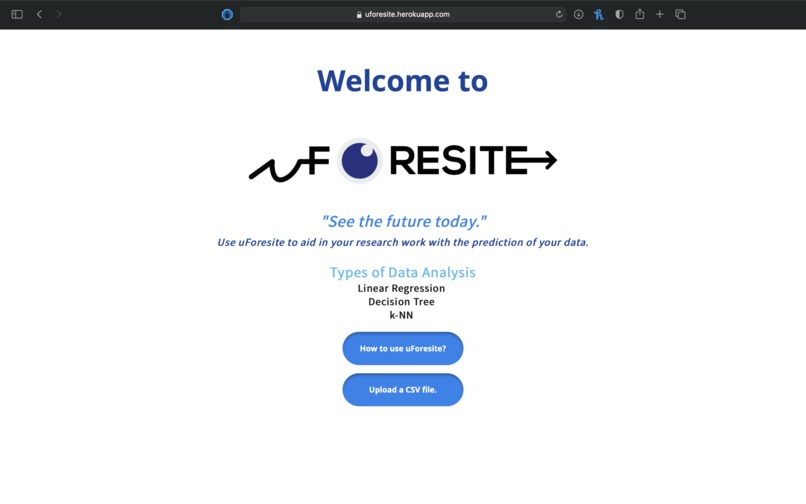uforesite – screenshot 1