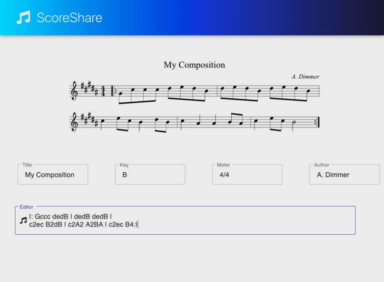 ScoreShare – screenshot 1