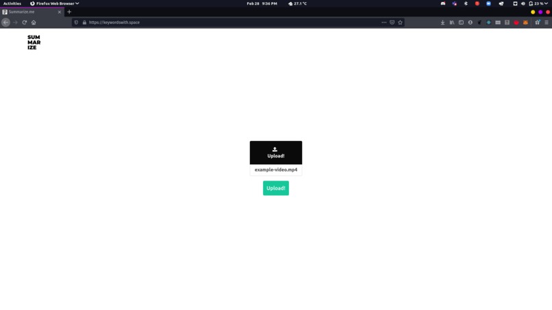Summarize – screenshot 1