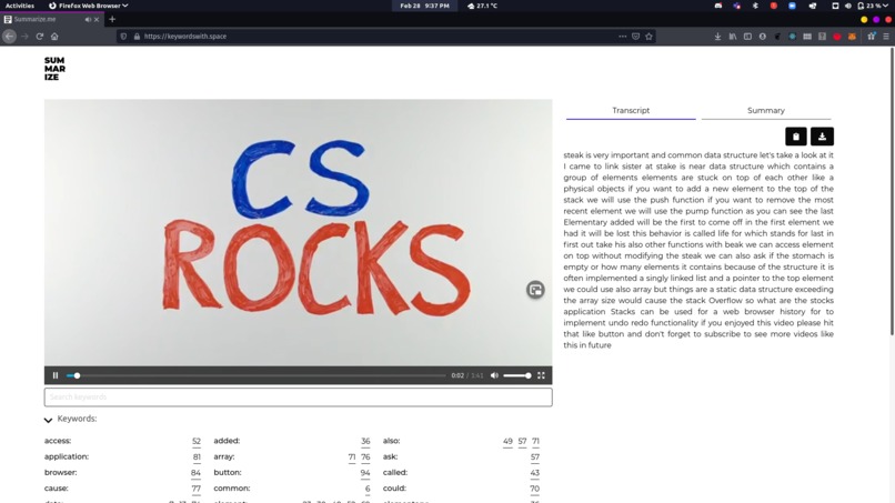Summarize – screenshot 5