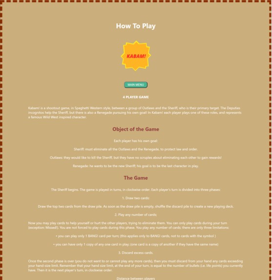 Kabam! Western Card Game – screenshot 3