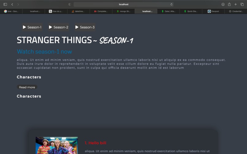 Full Stack Video streaming Environment – screenshot 3