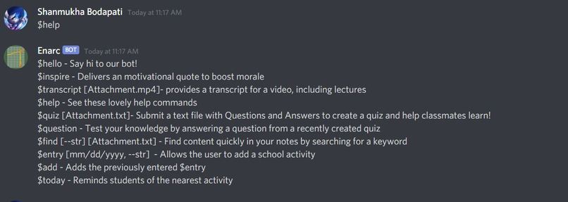 Enarc Bot – screenshot 1