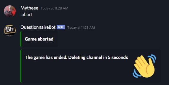 QuestionnaireBot – screenshot 4