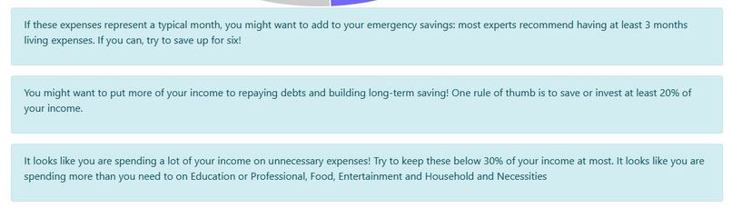 Personal Expense Analysis HackUTD-7 – screenshot 3